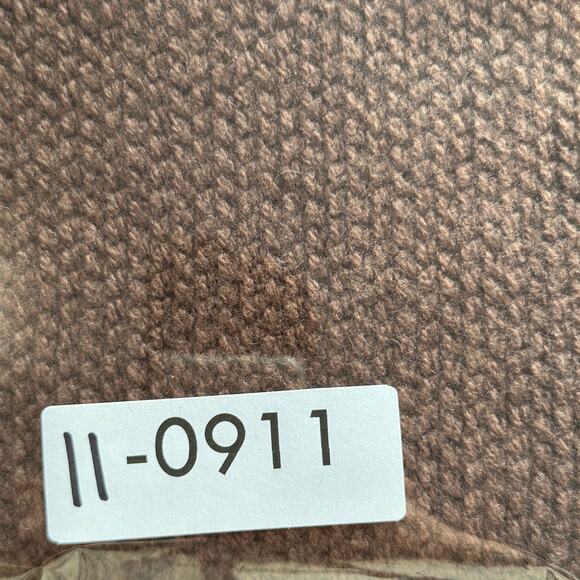 Uniqlo J Jil Sander 100 Wool Cable Chunky Knit Sweater XL Brown Mock Neck EUC - Picture 11 of 11